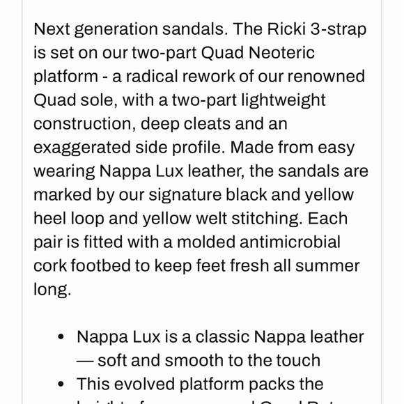 DOC MARTENS RICKI NAPPA LUX LEATHER 3-STRAP PLATFORM SANDALS - Picture 9 of 12